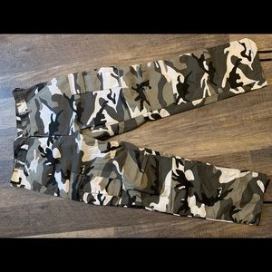 Camo cargo pants